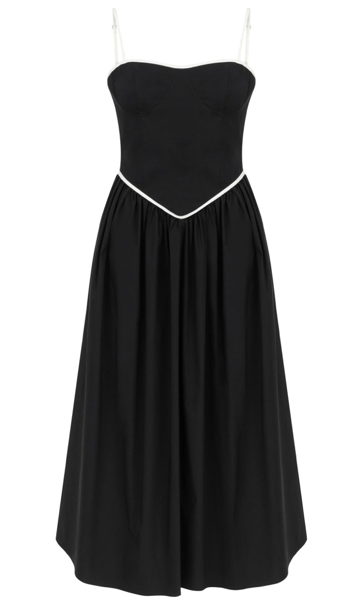 ISABEL COTON MIDI DRESS