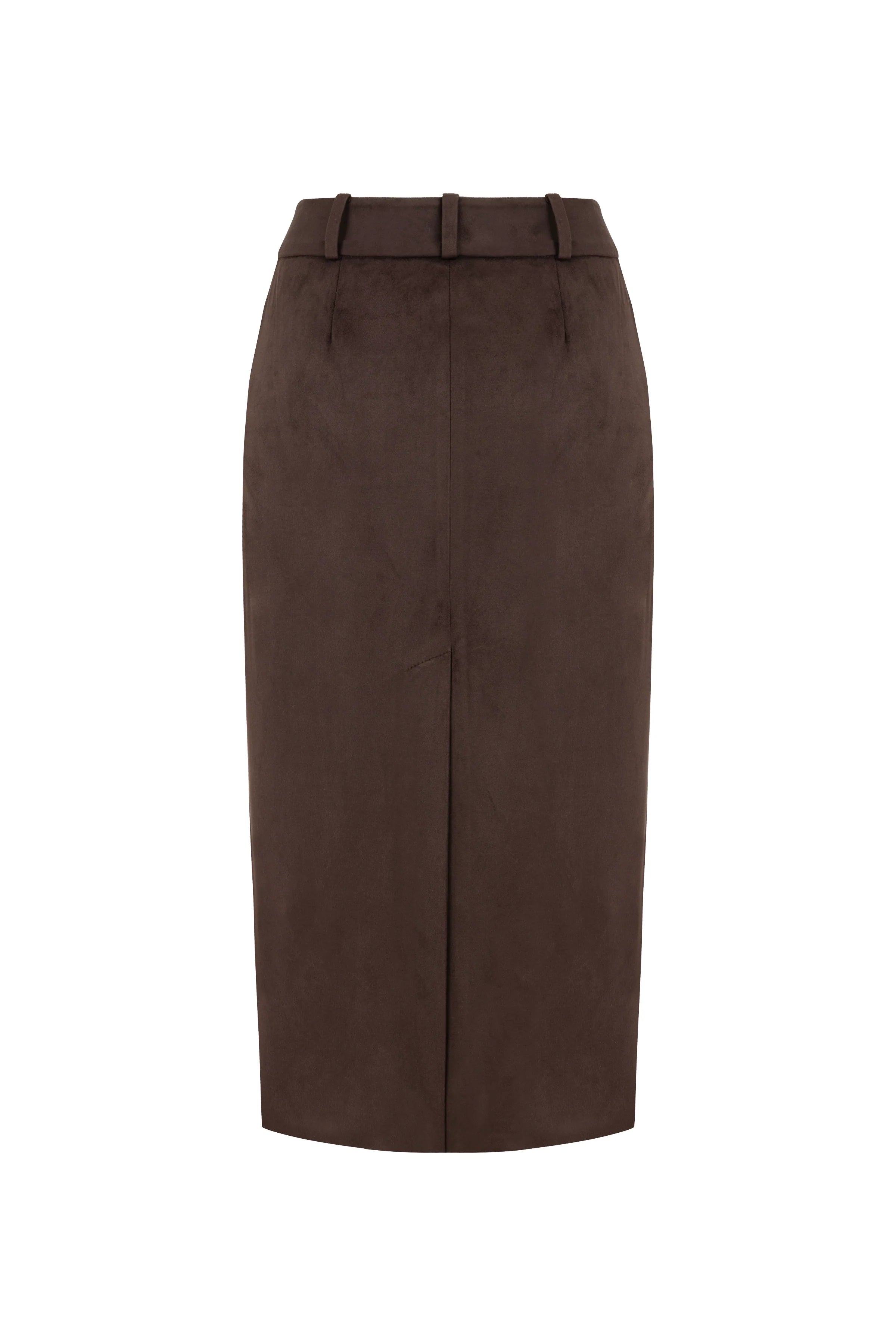 ROSIE SÜET MİDİ ETEK