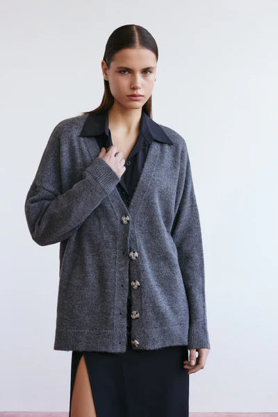 MINN BLACK CARDIGAN