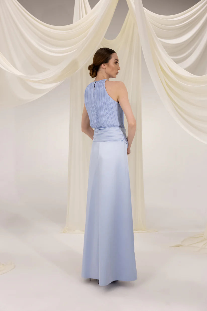 ARABELLA BABY BLUE MAXI DRESS