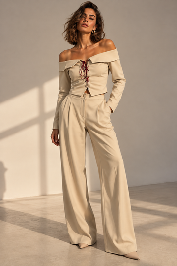 RUE Lace-Up Top