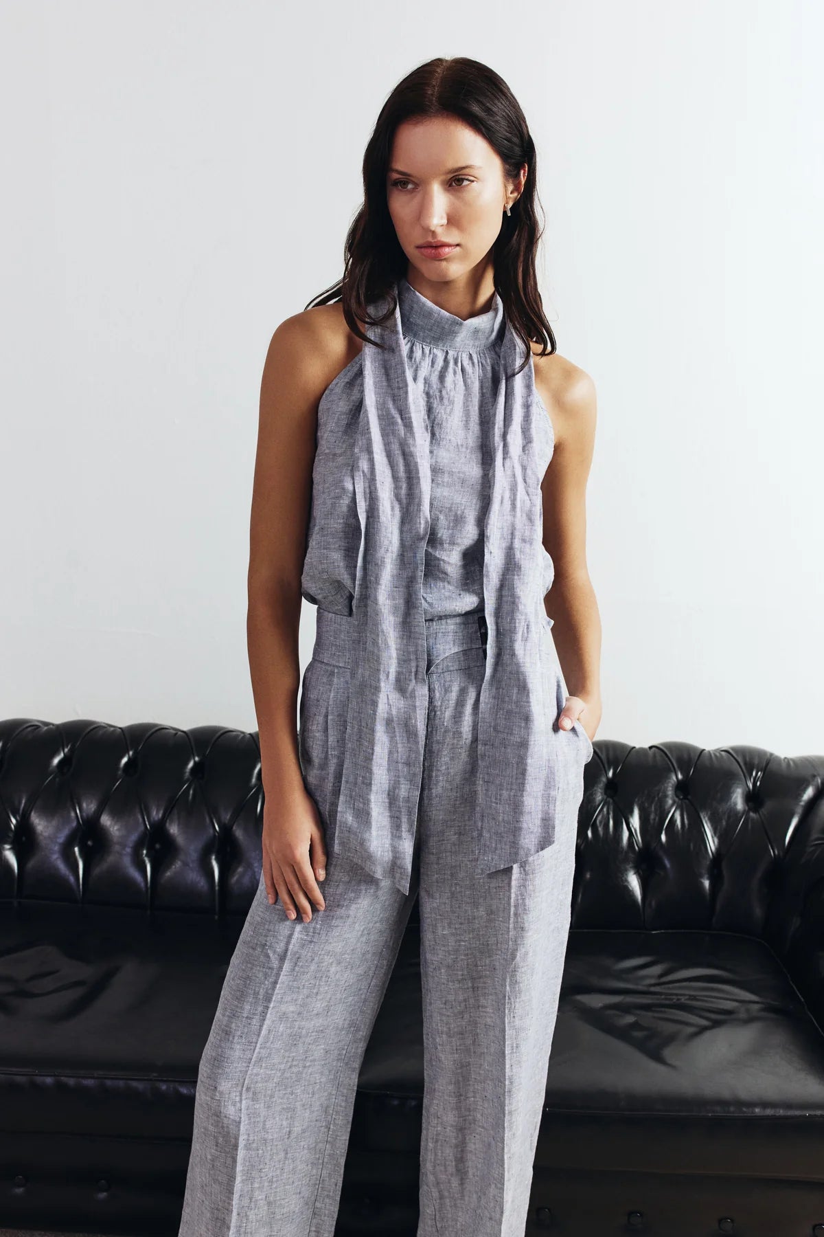 ROSIE TOP GRAY