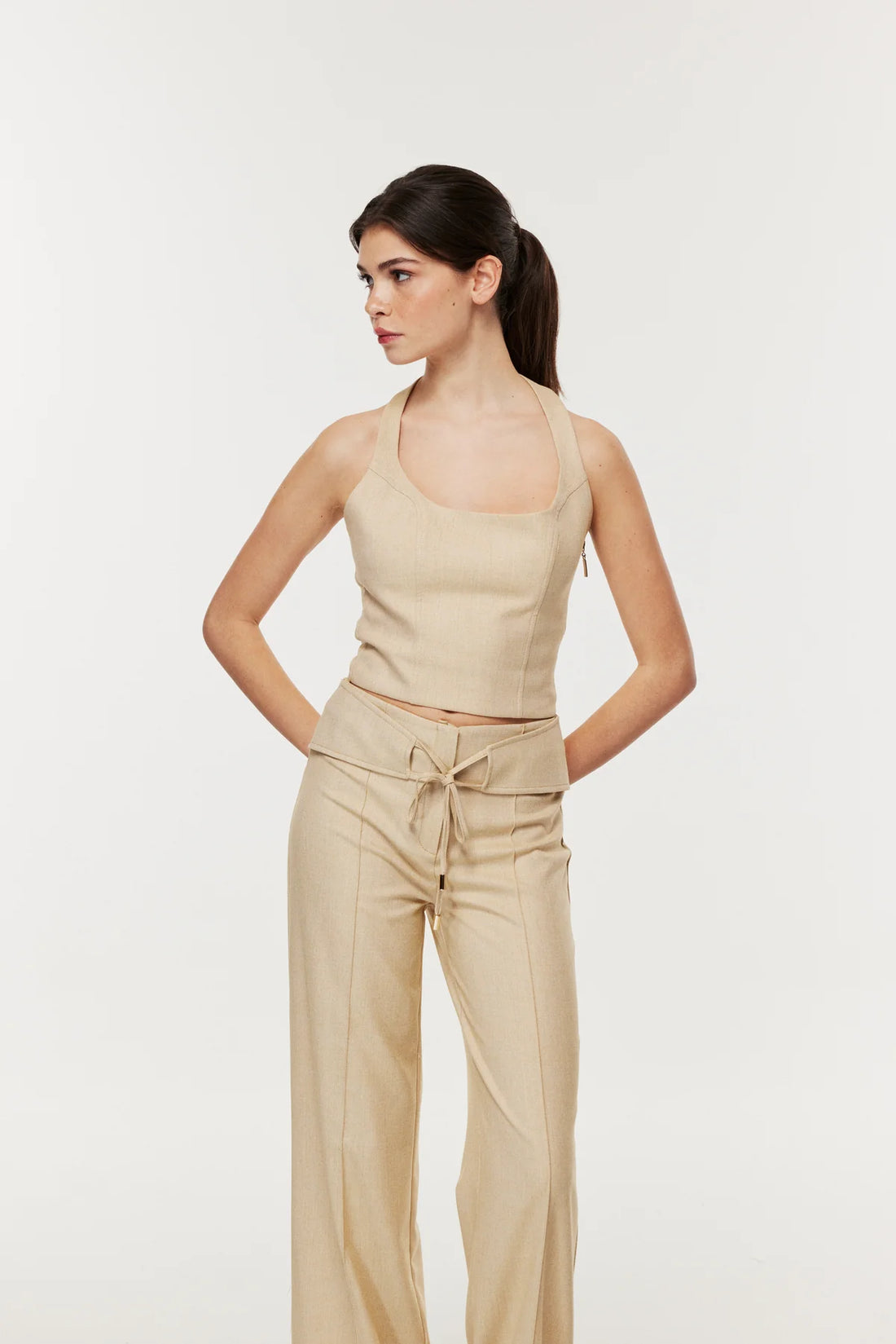 SERENA GOLD PANTOLON