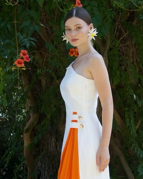 Gabardin Mini Elbise