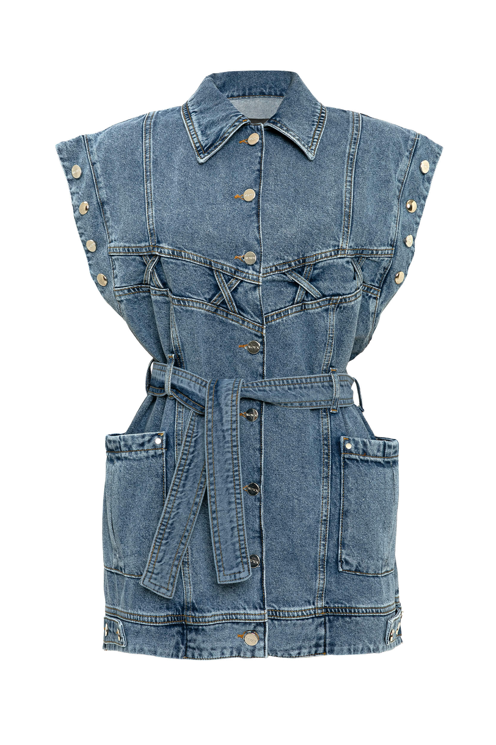 Yuliya Denim Vest