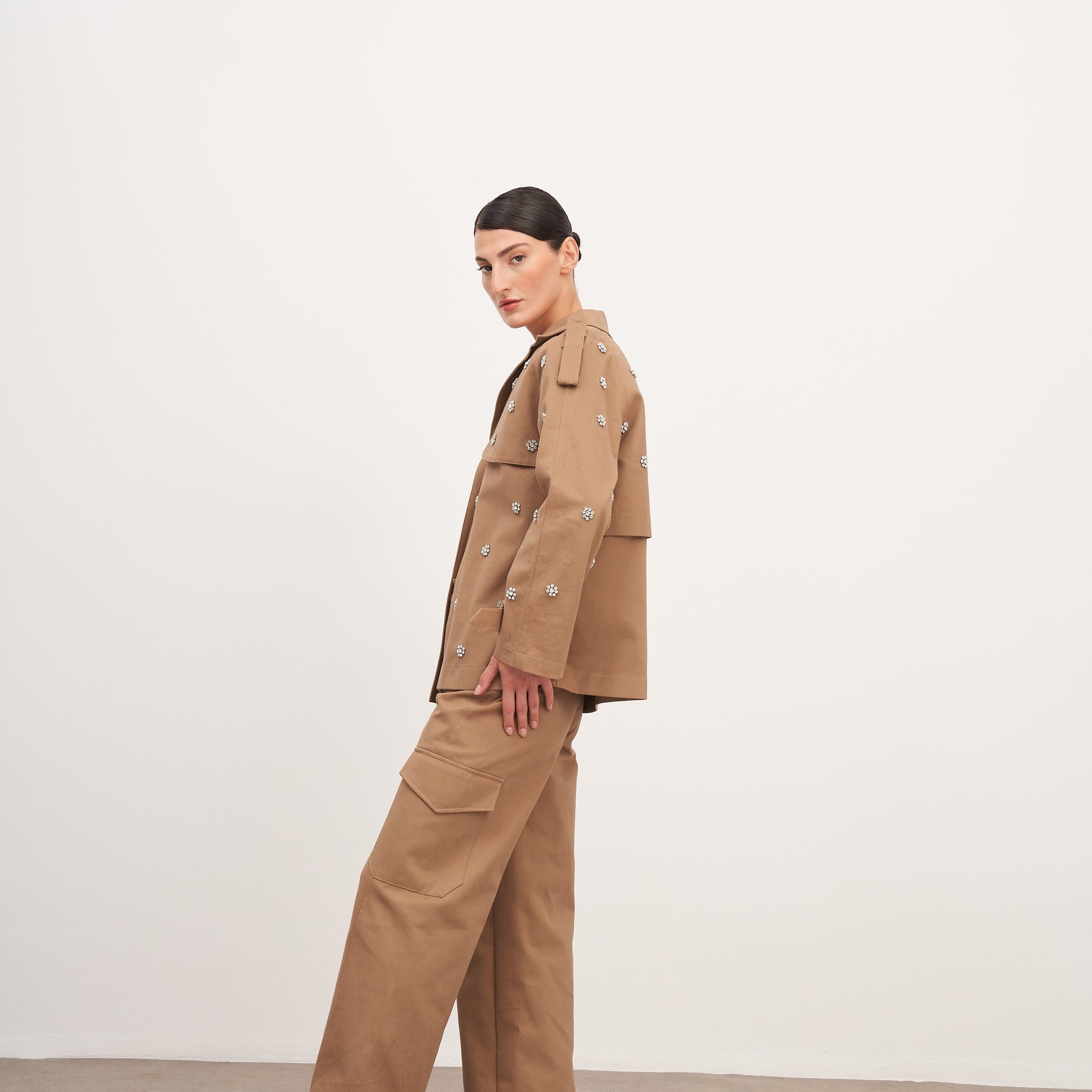 Kargo Cepli Kanvas Pantolon