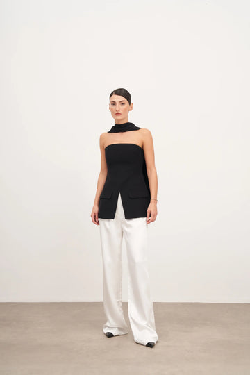 Cep ve Yırtmaç Detaylı Büstiyer